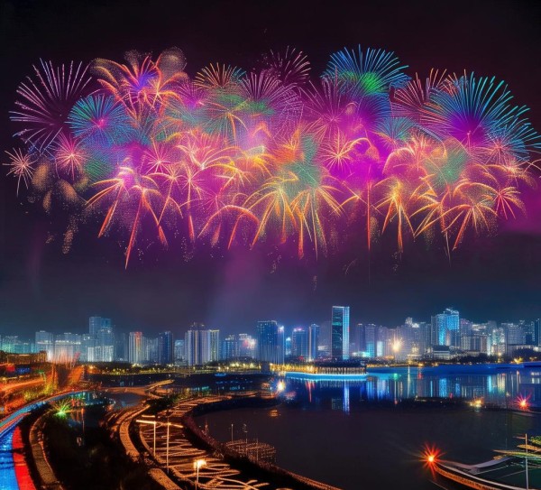 厦门跨年数字烟花,数字艺术与传统相融合的璀璨绽放 厦门跨年数字烟花,数字艺术与传统相融合的璀璨绽放
